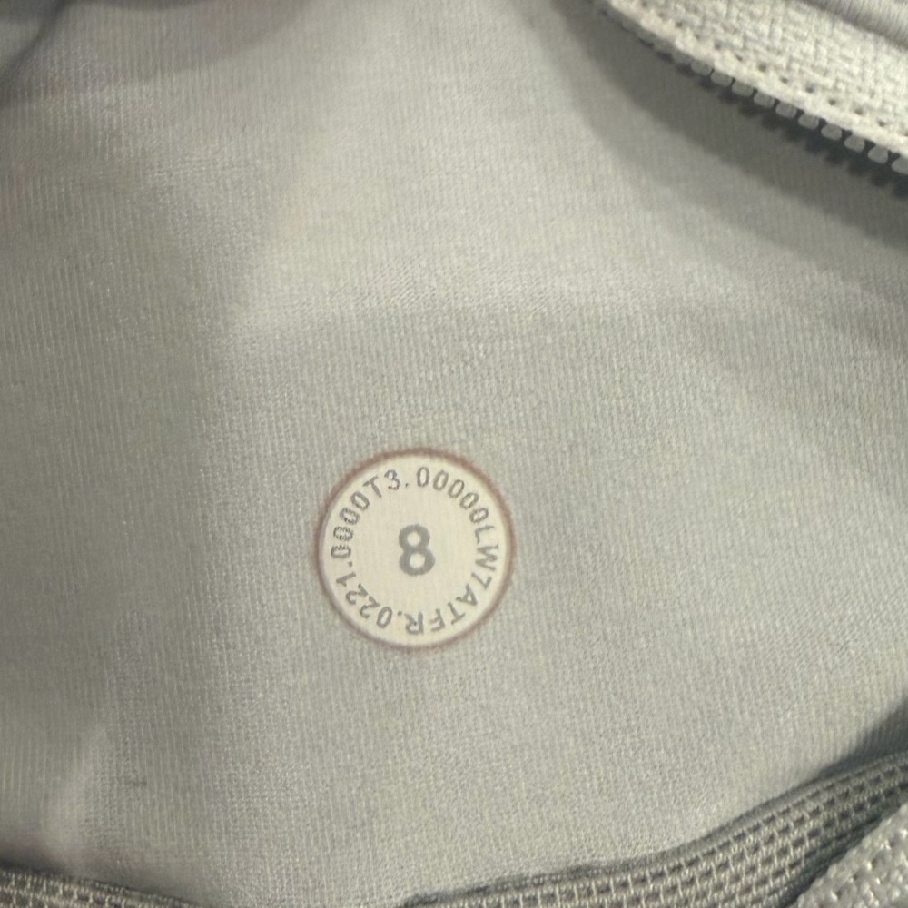 Lululemon Speed Up Short 2.5" Grey Stripe Size 8 Running Athletic Lined - Picture 3 of 6